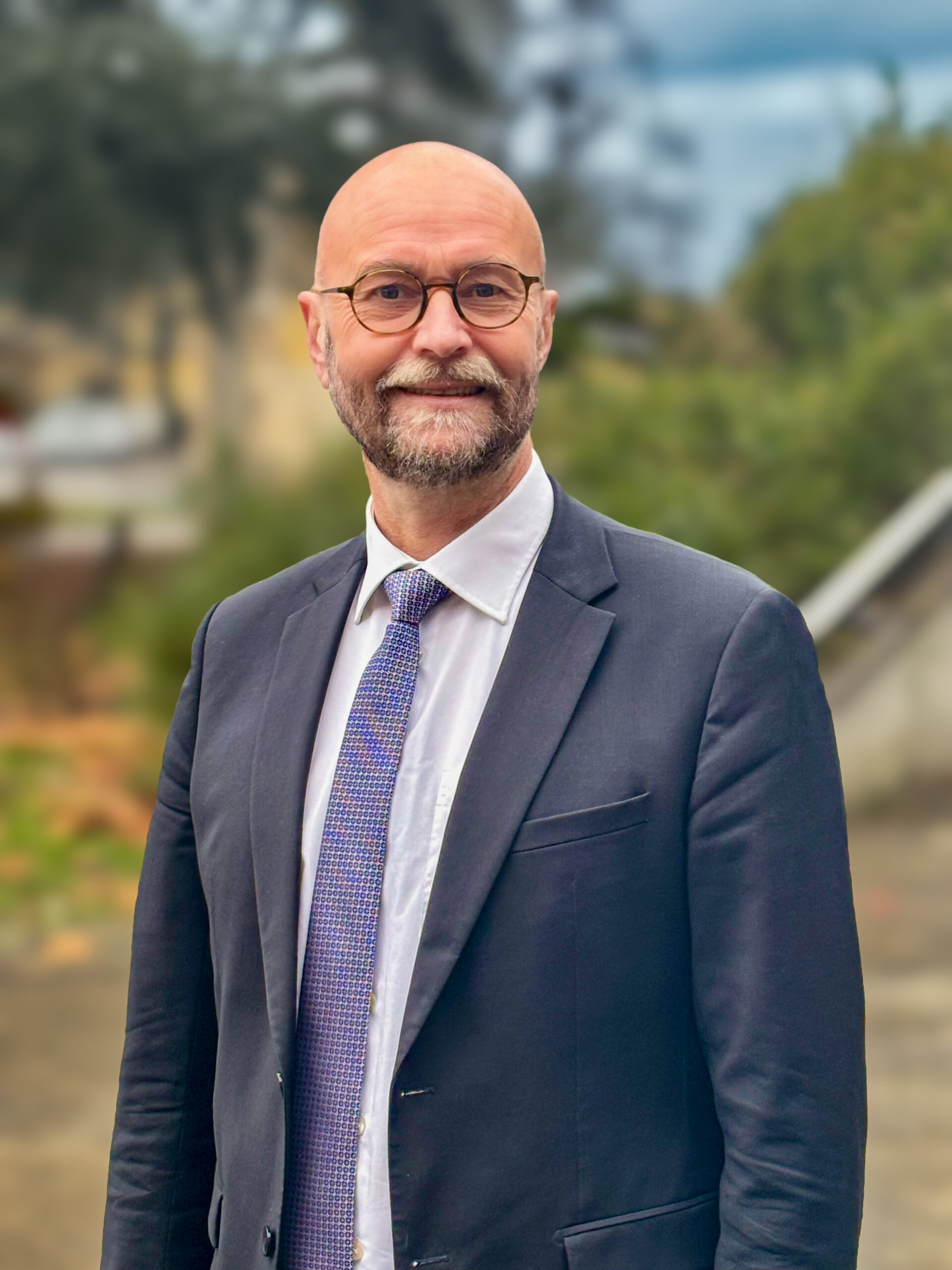 Portrait de Christophe Quiniou, à l'extérieur 