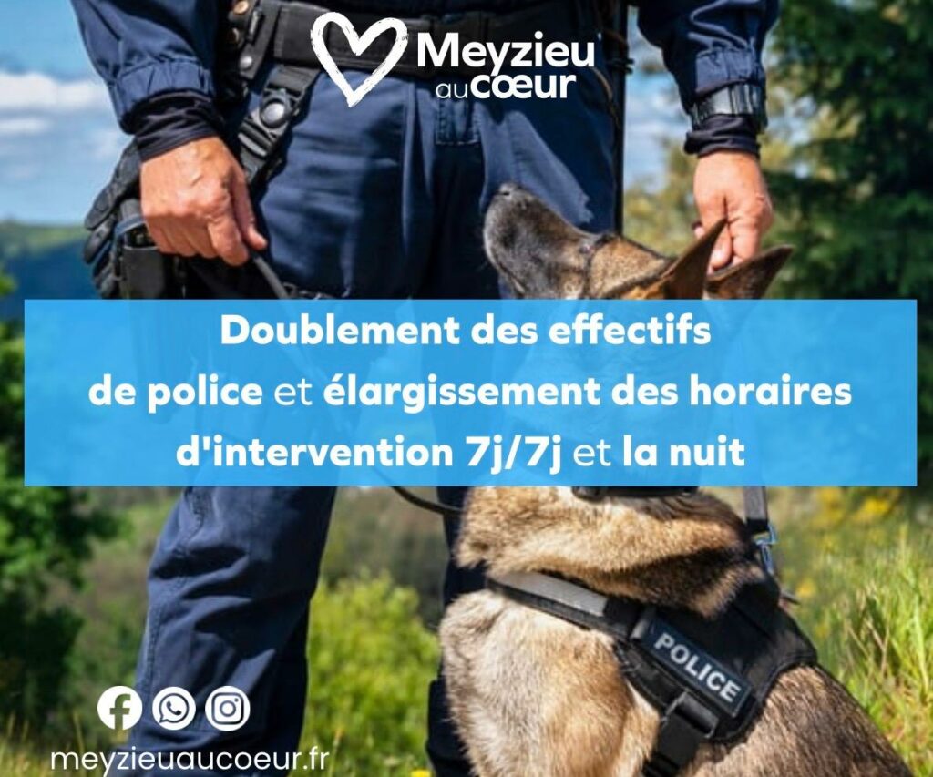 Sécurité à Meyzieu : un bilan solide et des résultats concrets depuis 2017