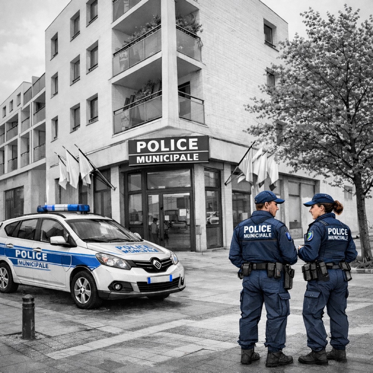 Police municipale de Meyzieu en intervention de proximité